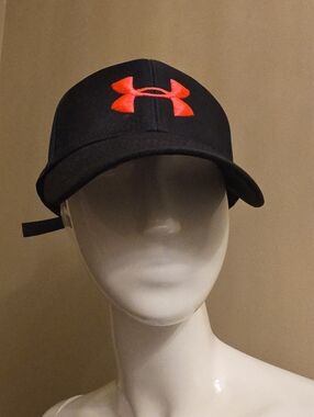 Under Armour Black Cap with Hot Pink Logo